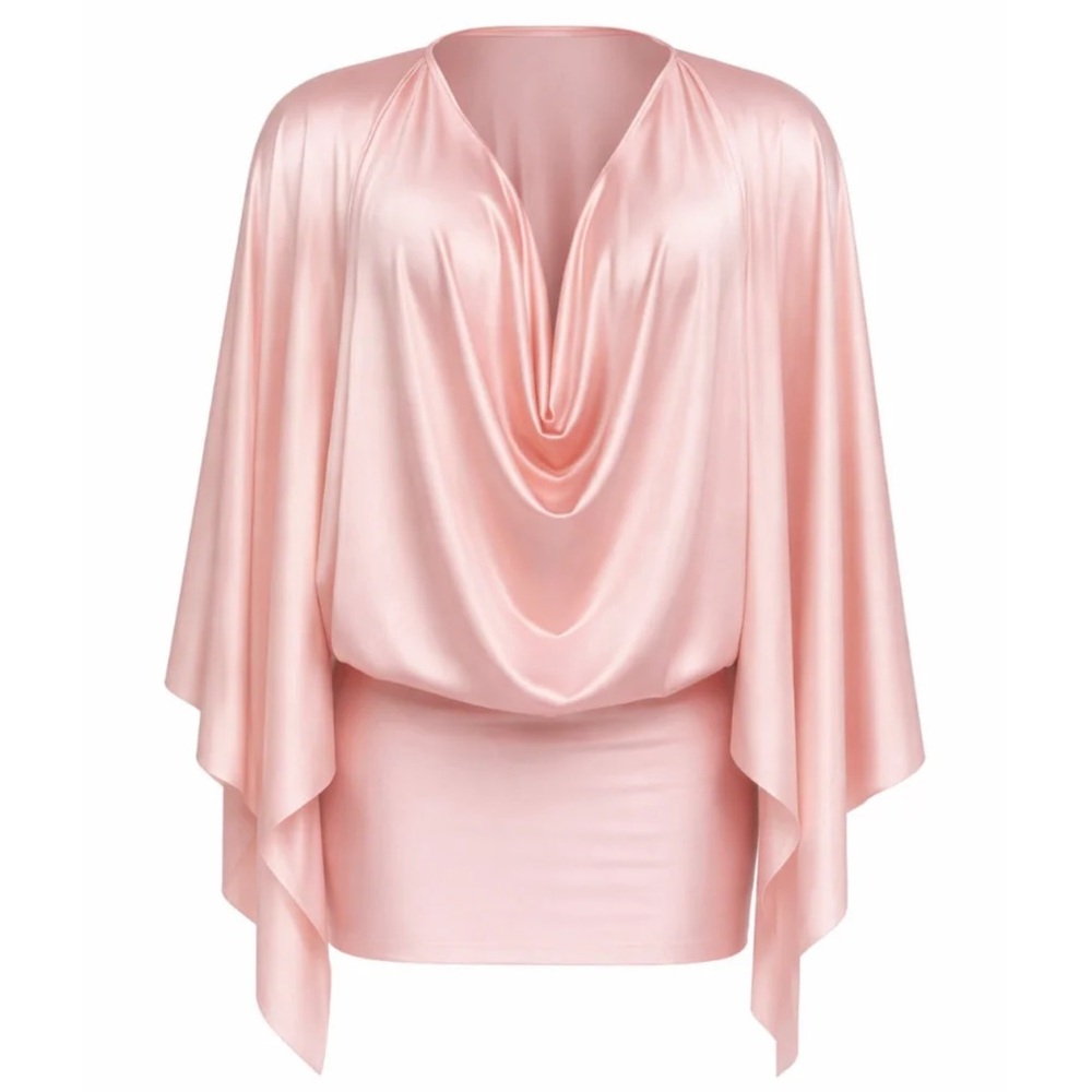 Amara Mini Dress- Blush pink